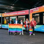 Durch Ulm fhrt jetzt eine Pride-Straenbahn